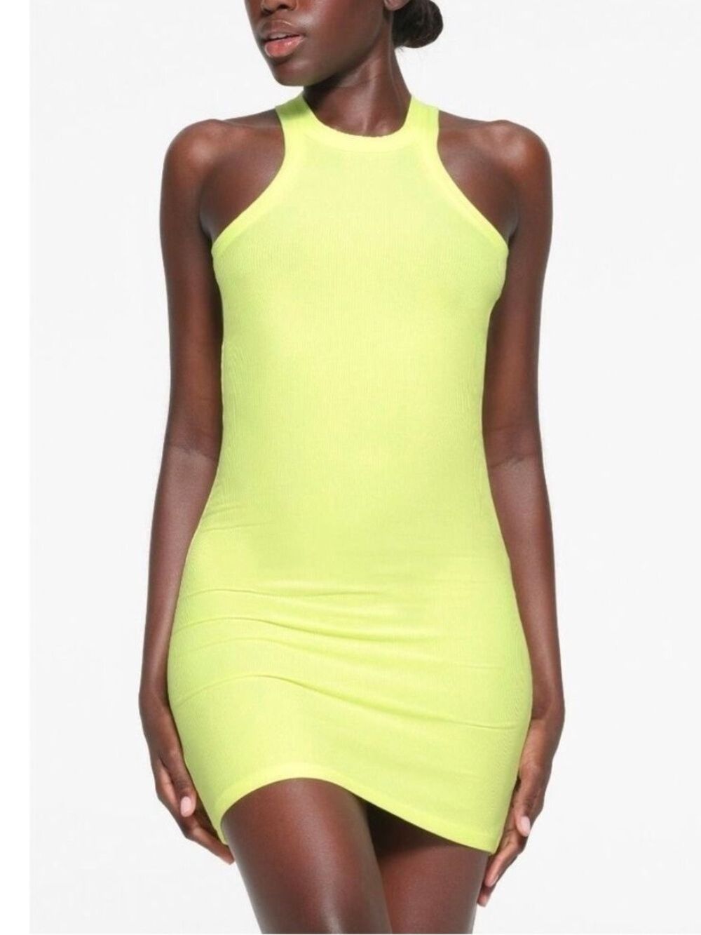 Skims Soft Lounge High Crew Neck Mini Tank Dress Size Large